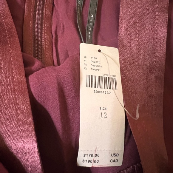 Anthropologie Satin Cross-Back Midi Dress - Picture 16 of 16